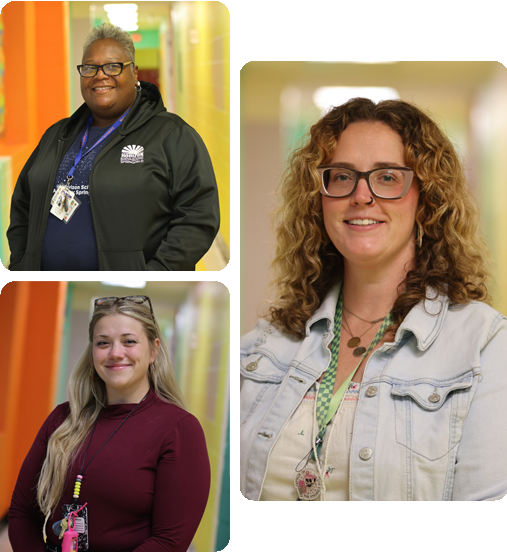 A collage of three HSA Teachers.